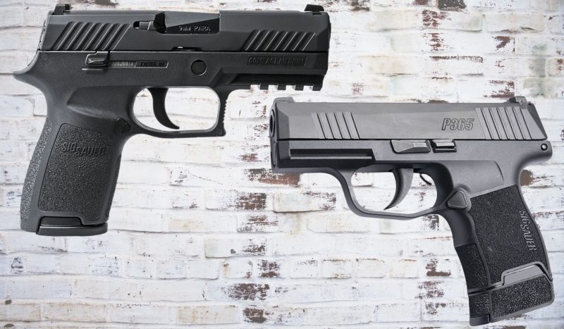 Concealed Carry Comparison SIG Sauer S P320 Compact Vs The P365