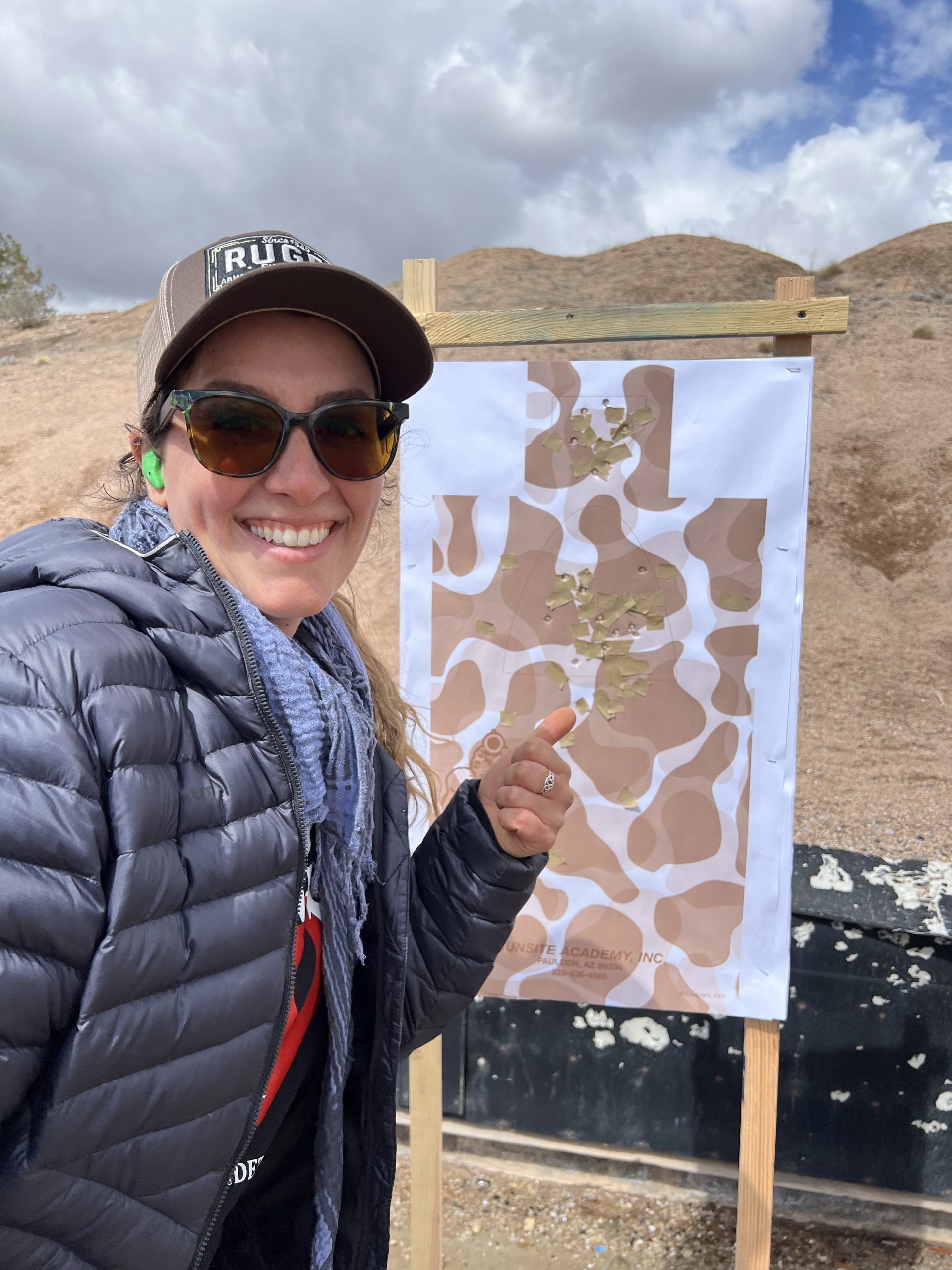 Target shooting at Gunsite