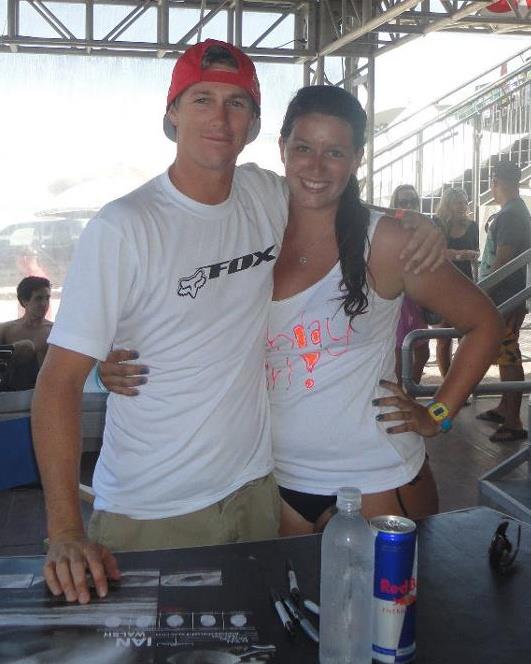 Ian Walsh and I at US Open of Surfing