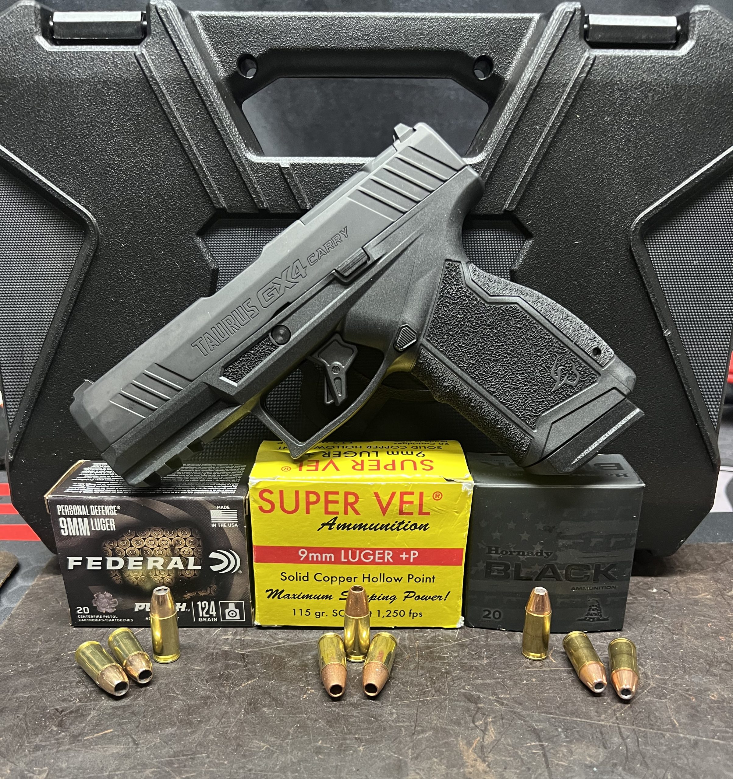Taurus GX4 Carry with defensive ammunition