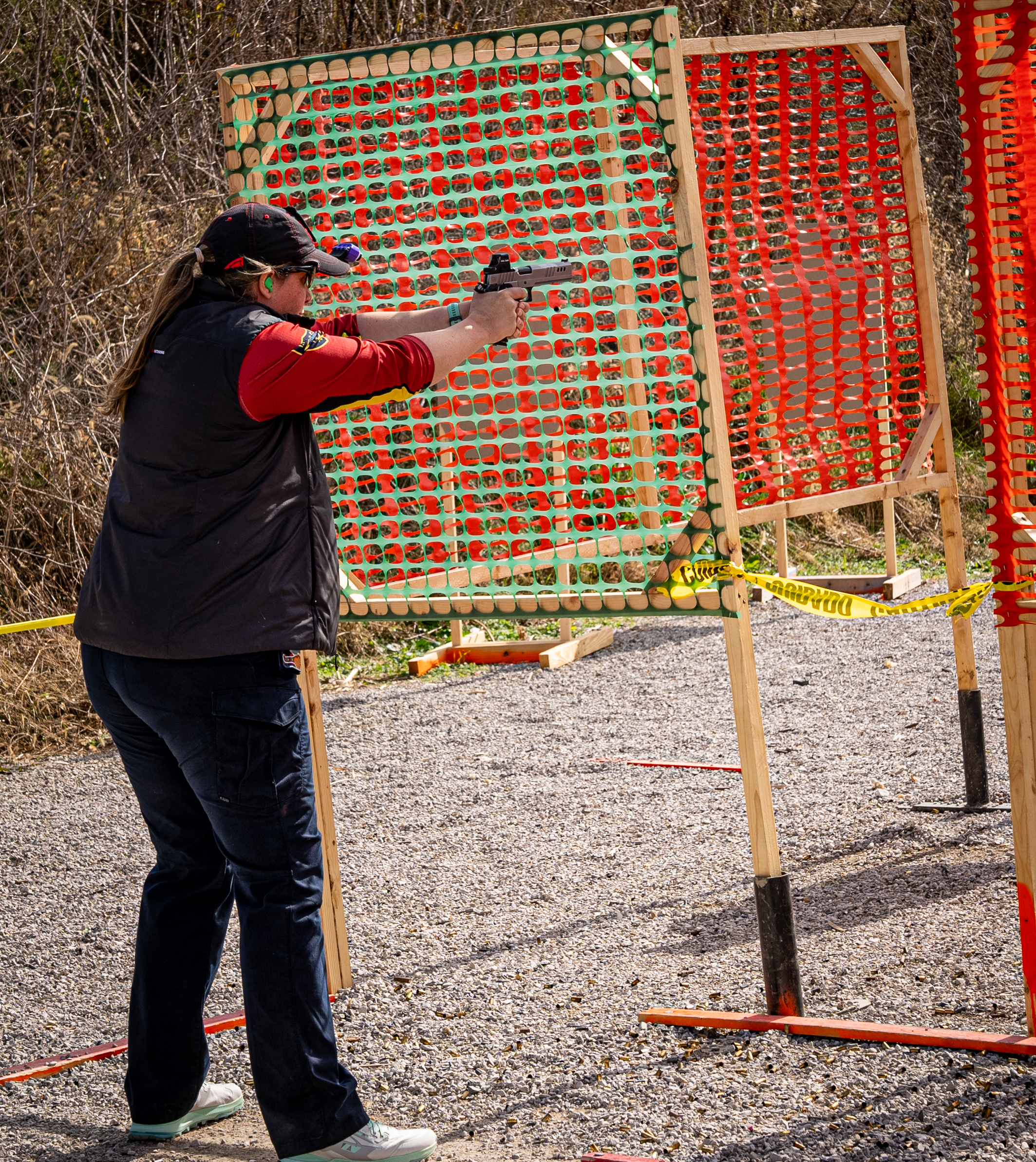 Shooting IDPA with a pistol